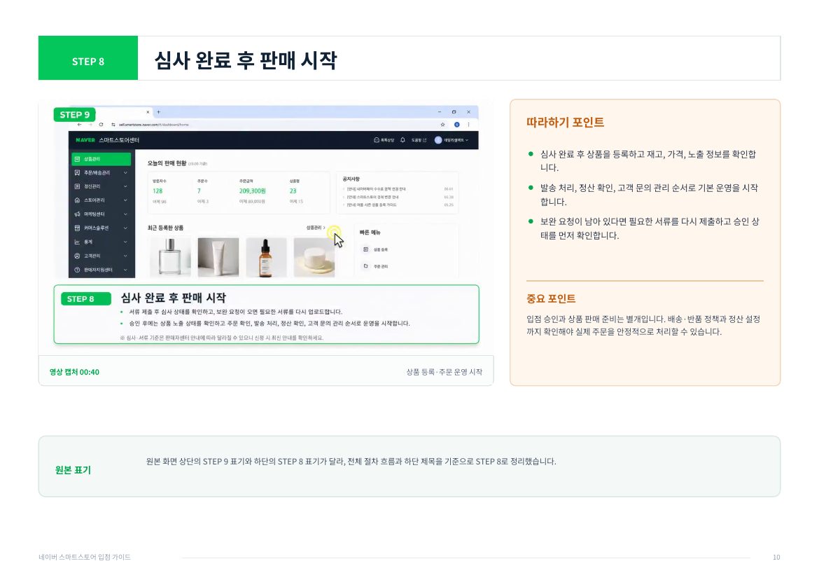네이버 스마트스토어 입점 10페이지
